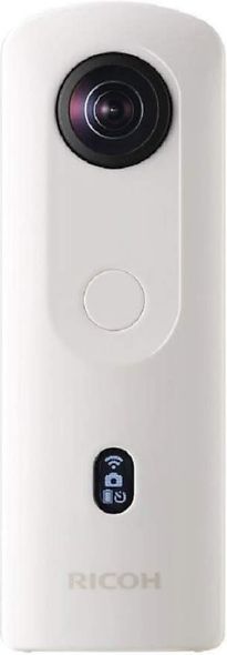 Ricoh Theta Sc2 Blanc Camera 360° Video 4K Avec Stabilisation Haute Résolution D'Image Transfert De Données Haute Vitesse Capture D'Image De Nuit Sans Bruit Fin Et Léger Pour iPhone, Android