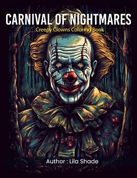 Carnival of Nightmares: Creepy Clown Coloring book: Spine-chilling