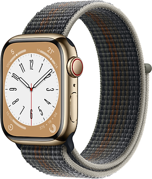 Apple online watch goudkleurig