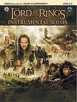The Lord of the Rings Instrumental Solos (for Strings): Violin (with Piano Acc.), Book & CD
