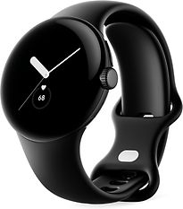 Montre Connectée Google Pixel Watch Lte Noir Avec Bracelet Sport Noir Volcanique