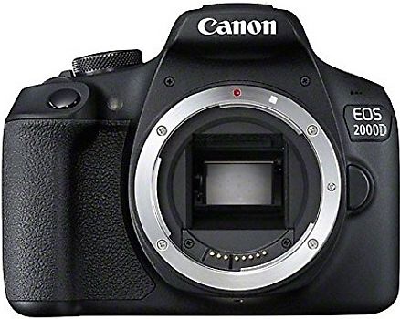 Canon EOS 2000D tubuh hitam