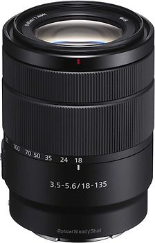 Sony E 18-135 mm F3.5-5.6 OSS 55 mm Obiettivo (compatible con Sony E-mount) nero
