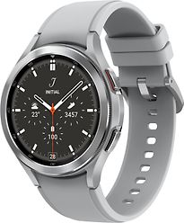 Samsung Galaxy Watch4 Classic 46 mm Cassa in Acciaio Inossidabile silver con Cinturino in Silicone silver [WiFi]