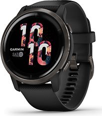 Garmin Venu 2 45 mm nero con cinturino in silicone color nero [Wi-Fi]