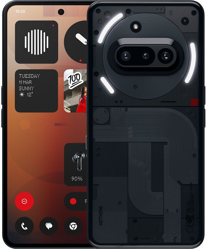 Nothing Phone (3a) Dual SIM 256GB nero