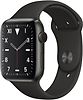 Apple Watch Series 5 44 mm kast van zwart titanium met zwart ...