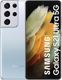Image of Samsung Galaxy S21 Ultra 5G Dual SIM 128GB zilver (Refurbished)