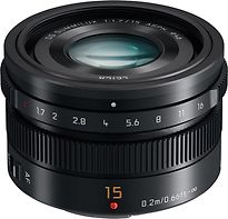 Panasonic Leica Dg Summilux 15 Mm F1.7 Asph. 46 Mm Objectif (Adapt� À Micro Four Thirds) Noir