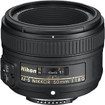 Nikon AF-S NIKKOR 50 mm F1.8 G 58 mm Obiettivo (compatible con Nikon F) nero