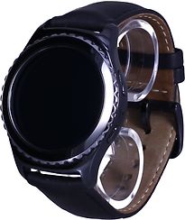 Image of Samsung Gear S2 classic 30,2 mm zwart met leren bandje zwart [wifi] (Refurbished)