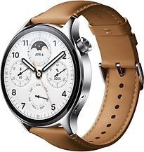 Xiaomi Watch S1 Pro 46 Mm Argent Avec Bracelet Cuir Marron [Wi-Fi]