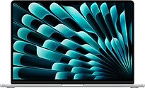 Image of Apple MacBook Air 15.3 (Liquid True Tone Retina Display) 3.49 GHz M2-Chip (8-Core CPU, 10-Core GPU) 8GB RAM 256 GB SSD [Mid 2023, Engelse toetsenbordindeling, QWERTY] zilver (Refurbished)
