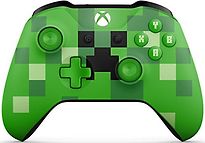 Microsoft Xbox One S Wireless Controller [Special Minecraft Edition] grün - refurbished