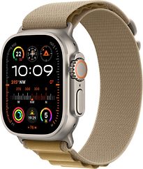 Apple Watch Ultra 2 49 mm Cassa in Titanio Naturale con Cinturino Alpine Loop Large colore Sahara [Wi-Fi + Cellulare]