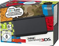 Image of New Nintendo 3DS [incl. 4GB geheugenkaart, verwisselbare covers] zwart (Refurbished)