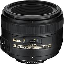 Nikon Af-S Nikkor 50 Mm F1.4 G 58 Mm Objectif (Adapt� À Nikon F) Noir