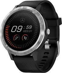 Garmin Vivoactive 3 30,4 mm argento con Cinturino in Silicone color nero [Mercedes Benz Edition]