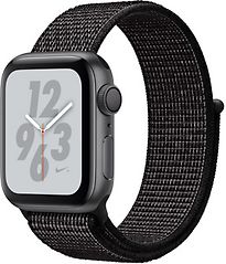 Image of Apple Watch Nike+ Series 4 40 mm aluminium spacegrijs met geweven Nike sportbandje [wifi] zwart (Refurbished)