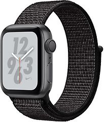 Apple Watch Nike+ Serie 4 40 mm cassa in alluminio space grigio con Loop sportivo Nike nero [Wi-Fi]