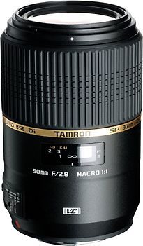 Tamron SP 90 mm F2.8 Di USD VC Macro 1:1 58 mm Obiettivo (compatible con Canon EF) nero