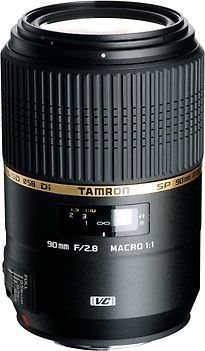 Tamron Sp 90 Mm F2.8 Di Usd Vc Macro 1:1 58 Mm Objectif (Adapt� À Canon Ef) Noir