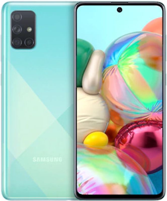 Rebuy Samsung Galaxy A71 Dual SIM 128GB blauw aanbieding