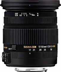 Sigma 17-50 Mm F2.8 Dc Ex Hsm Os 77 Mm Objectif (Adapt� À Canon Ef) Noir