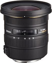 Image of Sigma 10-20 mm F4.0-5.6 DC EX HSM 77 mm filter (geschikt voor Canon EF) zwart (Refurbished)