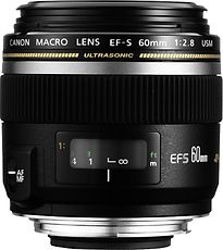 Image of Canon EF-S 60 mm F2.8 USM Macro 52 mm filter (geschikt voor Canon EF-S) zwart (Refurbished)