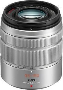 Panasonic Lumix G Vario 45-150 Mm F4.0-5.6 Asph. O.I.S. 52 Mm Objectif (Adapt� À Micro Four Thirds) Argent