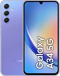 Image of Samsung Galaxy A34 5G Dual SIM 256GB awesome violet (Refurbished)