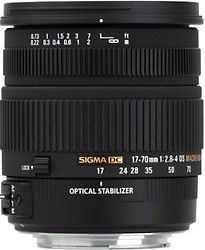 Image of Sigma 17-70 mm F2.8-4.0 DC HSM OS Macro 72 mm filter (geschikt voor Canon EF) zwart (Refurbished)