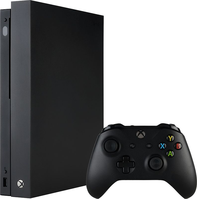 Rebuy Microsoft Xbox One X 1TB [incl. draadloze controller] zwart aanbieding