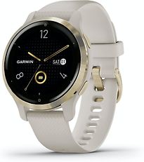 Montre Connectée Garmin Collection Venu 2S Or Clair Avec Bracelet Beige