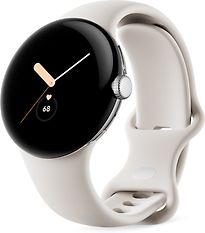 Montre Connectée Google Pixel Watch WiFi Argent Avec Bracelet Sport Galet
