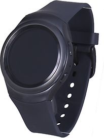 Image of Samsung Gear S2 30,2 mm zwart met een silicone bandje donkergrijs [wifi] (Refurbished)