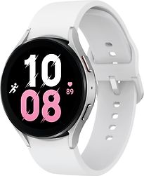 Image of Samsung Galaxy Watch5 44 mm horlogekast van Grey Aluminium op White Sport Band S/M [Wi-Fi] (Refurbished)