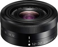 Panasonic Lumix G VARIO 12-32 mm F3.5-5.6 ASPH. O.I.S. 37 mm Obiettivo (compatible con Micro Four Thirds) nero