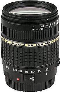 Image of Tamron AF 18-200 mm F3.5-6.3 ASL Di IF LD XR II Macro 62 mm filter (geschikt voor Canon EF) zwart (Refurbished)