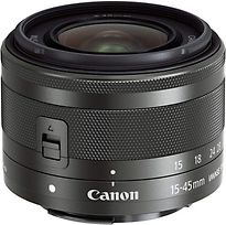 Les ventes du Black Friday que vous ne devez absolument pas manquer en 2021 323 Canon EF-M 15-45 mm F3.5-6.3 IS STM 49 mm Objectif (adapté à Canon EF-M) noir