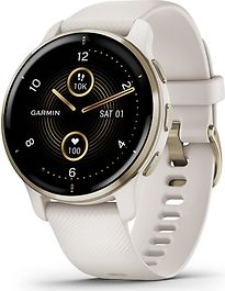 Garmin Venu 2 Plus 43 Mm Or Avec Bracelet En Silicone Beige [Wi-Fi]