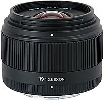 Sigma 19 Mm F2.8 Dn Ex 46 Mm Objectif (adapté à Sony E-mount) Noir