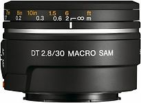 Image of Sony 30 mm F2.8 DT SAM Macro 49 mm filter (geschikt voor Sony A-mount) zwart (Refurbished)