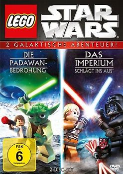 Lego Star Wars: Die Padawan Bedrohung / Das Imperium schlägt ins Aus [2 DVDs, Junger Han Solo Lego-Figur] DVD