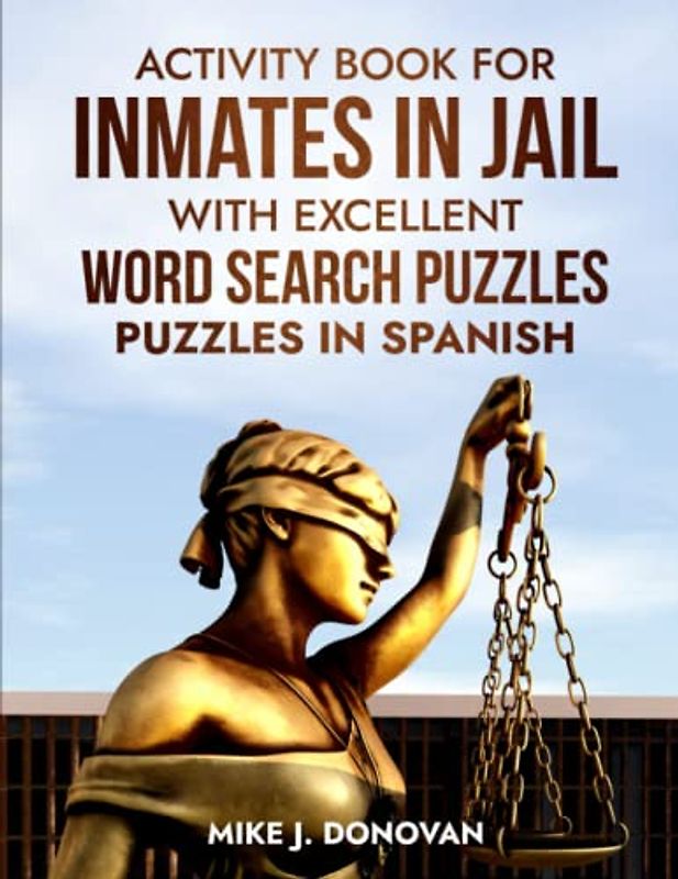 Activity Book for Inmates in Jail with Excellent Word Search Puzzles in