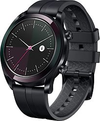 Image of Huawei Watch GT 42,8 mm zwart op siliconen bandje graphite black [Elegant Edition] (Refurbished)