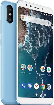 Image of Xiaomi Mi A2 Dual SIM 64GB blauw (Refurbished)