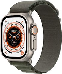 Apple Watch Ultra Cassa in Titanio 49 mm color Naturale con Alpine Loop Large verde [WiFi + cellulare]
