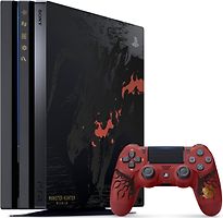 Image of Sony PlayStation 4 pro (1 TB) [Monster Hunter: World Edition incl. draadloze controller, zonder spel] zwart (Refurbished)
